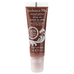 Balance Me Shine On Tinted Lip Salve - Super Soft Beige