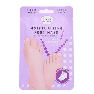 Le Mini Macaron Moisturizing Foot Mask - Lavender